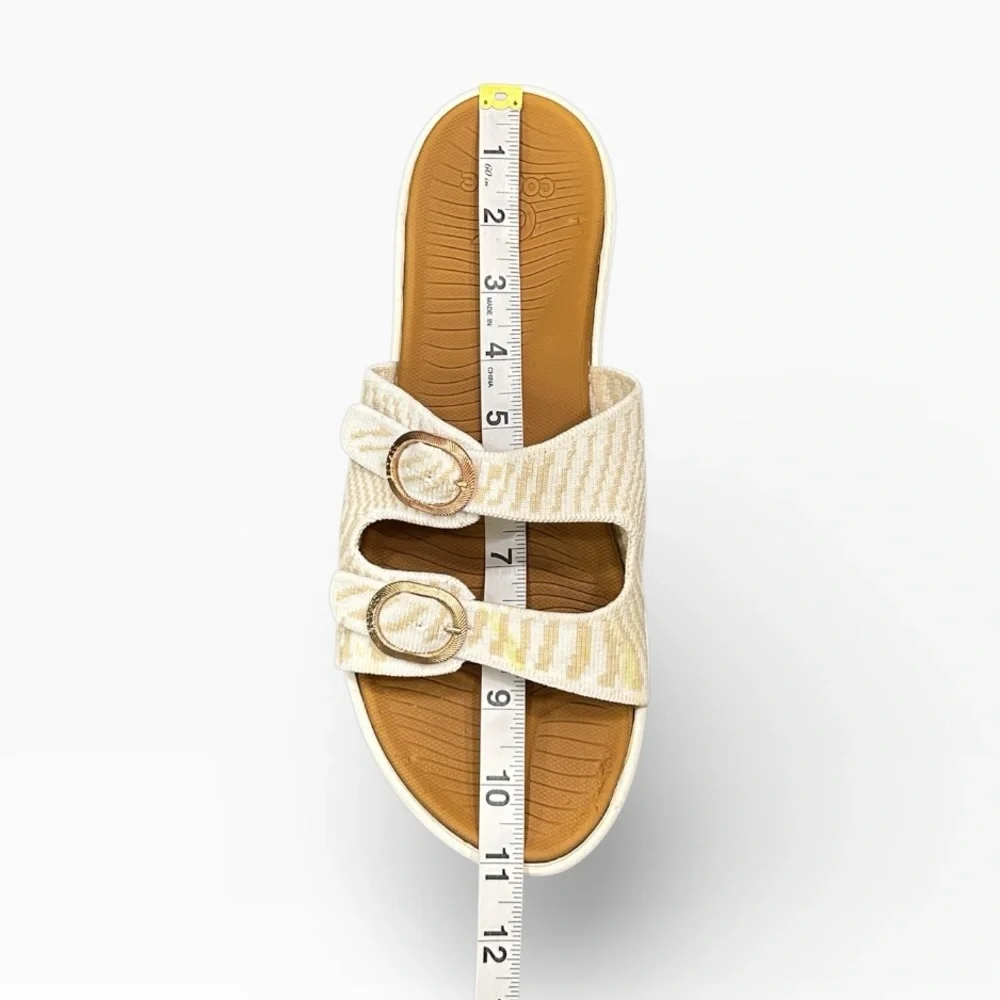 COFACE  Double Strap Slides Orthotic Comfort Slide Sandals Women’s Size 11 - Picture 10 of 11